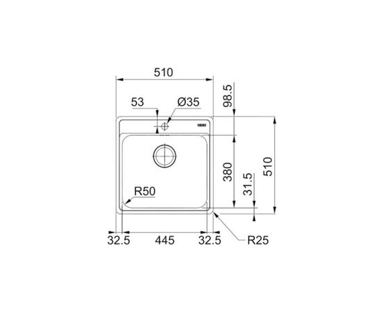 Кухонная мойка franke bcx 210-51 tl 127.0688.779 в Актау фото № 2