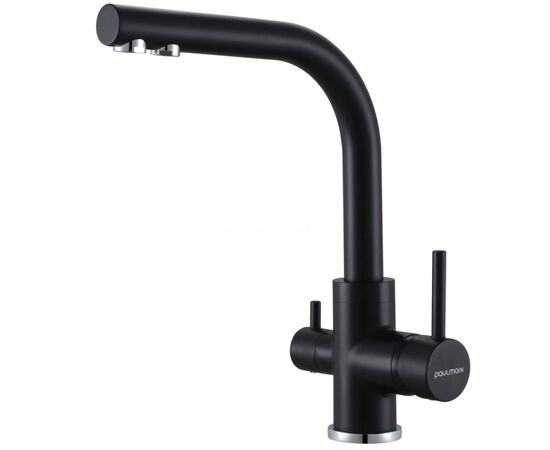смеситель для кухни paulmark essen es213011-401tb, антрацит в Актау фото № 1