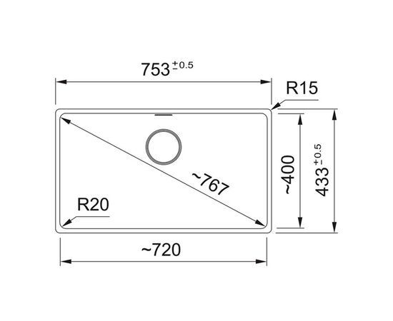 Кухонная мойка franke mrg 110-72 125.0686.637 в Актау фото № 2