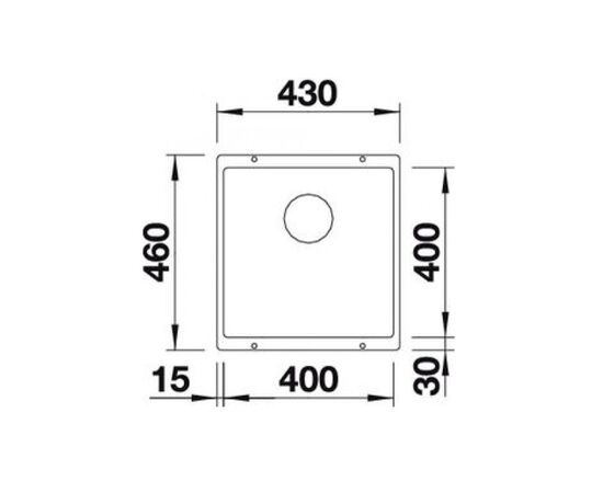 Кухонная мойка blanco subline 400-u 523423 в Актау фото № 2