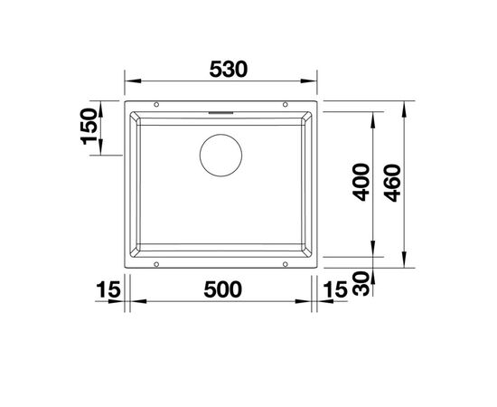 Кухонная мойка blanco subline 500-u 527353 в Актау фото № 2