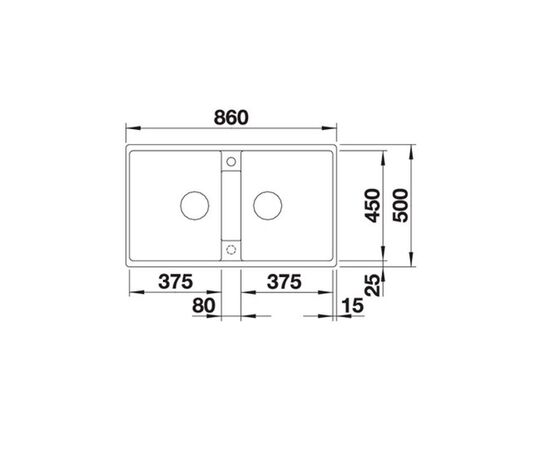 Кухонная мойка blanco zia 9 516683 в Актау фото № 2