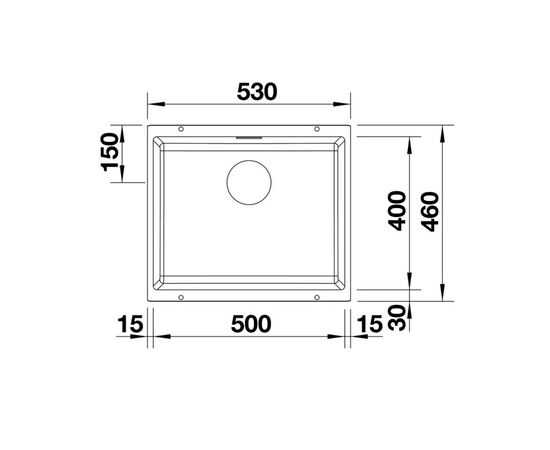 Кухонная мойка blanco subline 500-u 523436 в Актау фото № 2