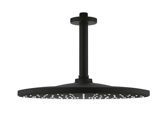 Верхний душ с кронштейном grohe rainshower 310 22124kf0, 142, 2 режима струи, черный в Актау фото № 2