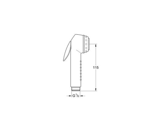 Гигиенический душ grohe trigger spray 30 28020f00, матовое серебро в Актау фото № 2