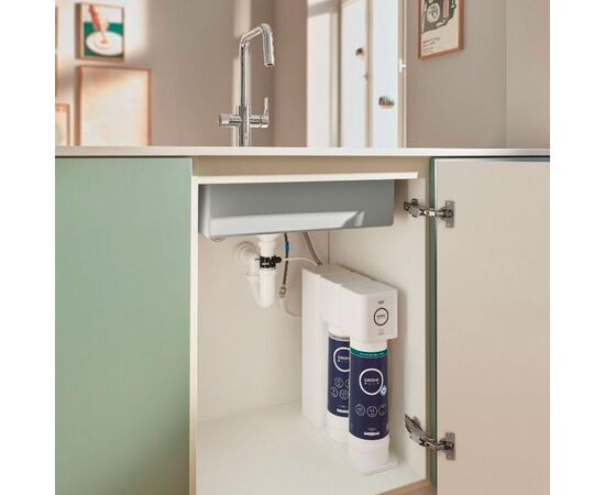 смеситель для кухни grohe blue pure eurosmart 3058700, c фильтром и технологией обратный осмос, хром в Актау фото № 2