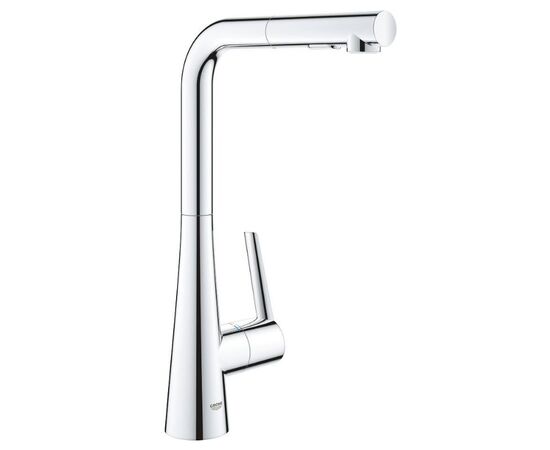 смеситель для кухни grohe zedra 32553002, выдвижной излив, хром в Актау фото № 1