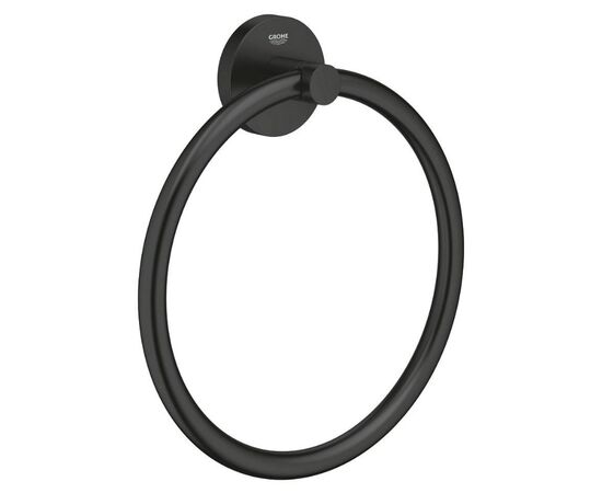 Кольцо-держатель для полотенца grohe quickfix start 411742430, черный матовый в Актау фото № 1