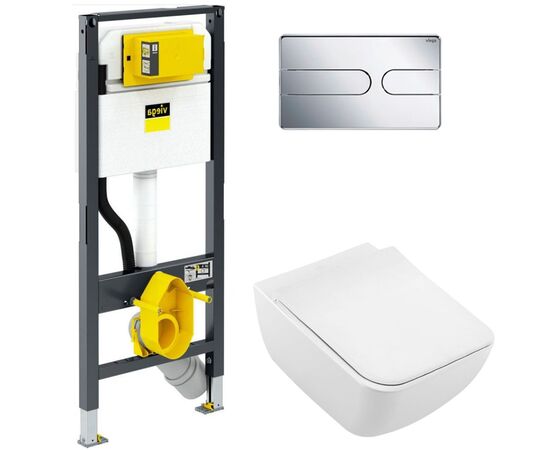 унитаз с инсталляцией 4в1 villeroy&boch venticello 4611rlr1 792862 в Актау фото № 1