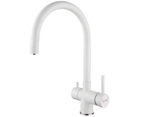 смеситель для кухни paulmark heller he213218-431, белый матовый в Актау фото № 1