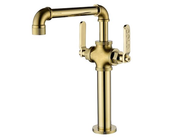 смеситель для кухни paulmark loft lo226006-g, золото в Актау фото № 1