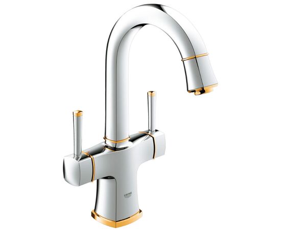 смеситель для раковины grohe grandera 21107ig0, хром/золото в Актау фото № 1