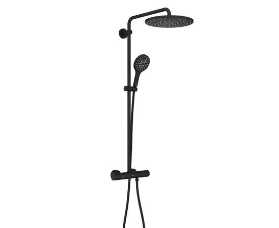 Душевая система с термостатом grohe rainshower smartactive 310 22119kf0, черныйфантомный в Актау фото № 1
