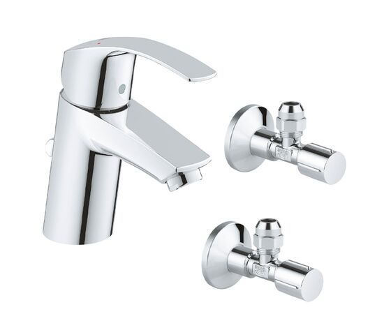 смеситель для раковины grohe eurosmart 23588000, хром в Актау фото № 1