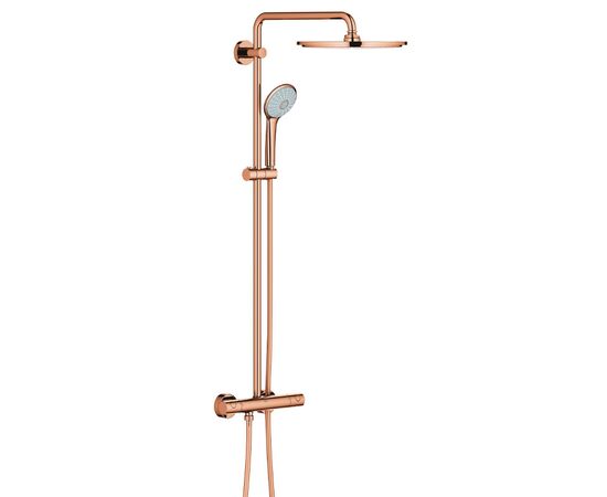 Душевая система с термостатом grohe euphoria xxl 310 26075da0, теплый закат глянец в Актау фото № 1