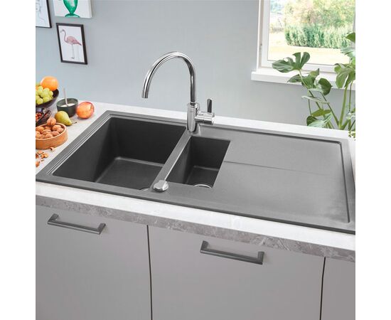 Кухонная мойка grohe k400 31642at0, серый гранит в Актау фото № 2