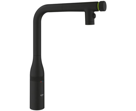 смеситель для кухни grohe essence smartcontrol 31892kf0, черный фантомный в Актау фото № 2