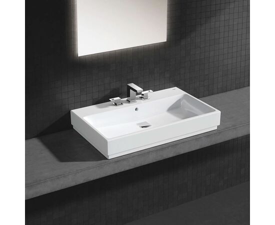 раковина накладная grohe cube ceramic 3947600h 80см в Актау фото № 2