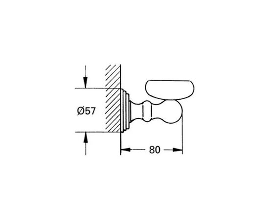 Держатель для стакана grohe sinfonia 40043000, хром в Актау фото № 2