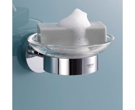 Мыльница grohe essentials 40444001 с держателем, хром в Актау фото № 2
