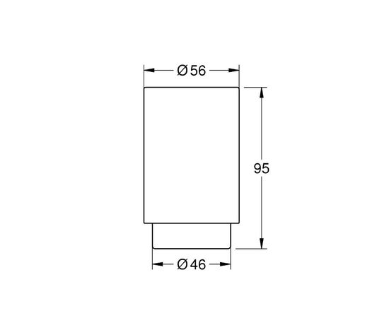 стакан grohe selection 41029000, прозрачный белый в Актау фото № 2