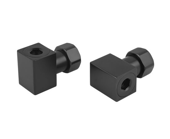 Комплект подключения для п/с secado 3/4"х1/2", квадратный, черный матовый нф-00000186 в Актау фото № 1