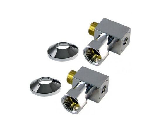 Комплект подключения для п/с secado 3/4"х1/2", квадратный, хром нф-00000190 в Актау фото № 1