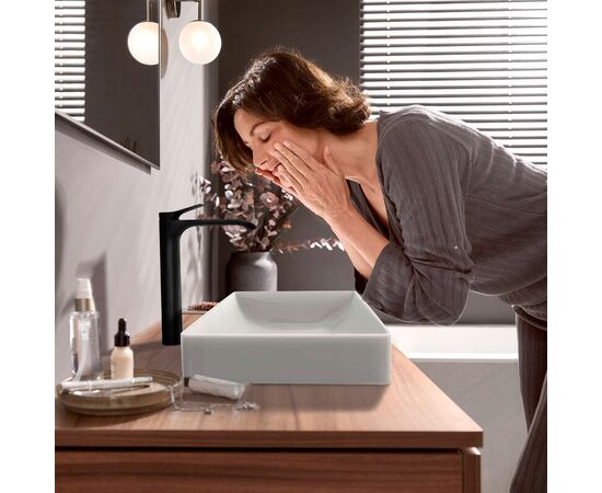 смеситель для раковины hansgrohe vivenis 75040670 черный матовый в Актау фото № 2