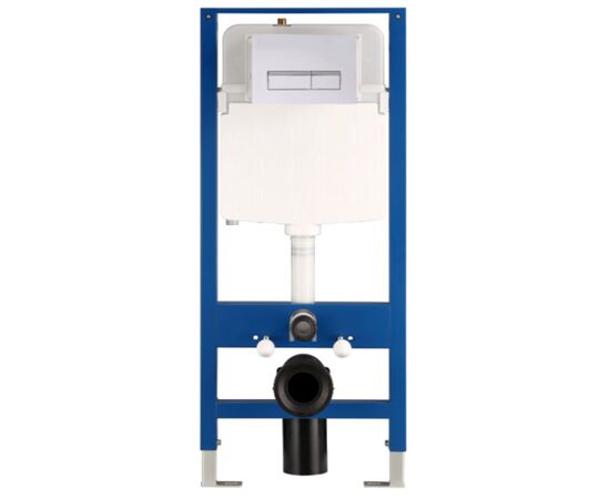 Инсталляция для унитаза hans h5108-0207 в комплекте с белой клавишей в Актау фото № 1