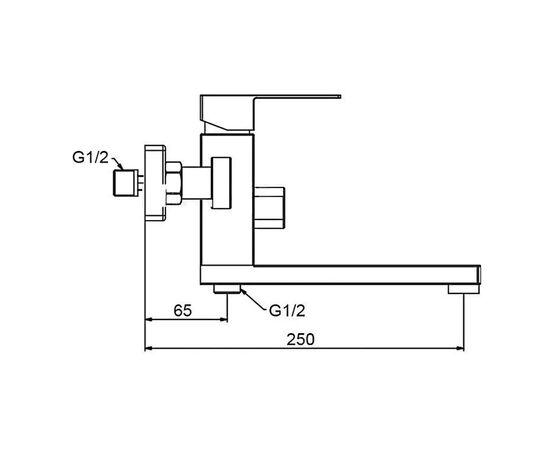 смеситель для ванны frap f32802 сатин в Актау фото № 2