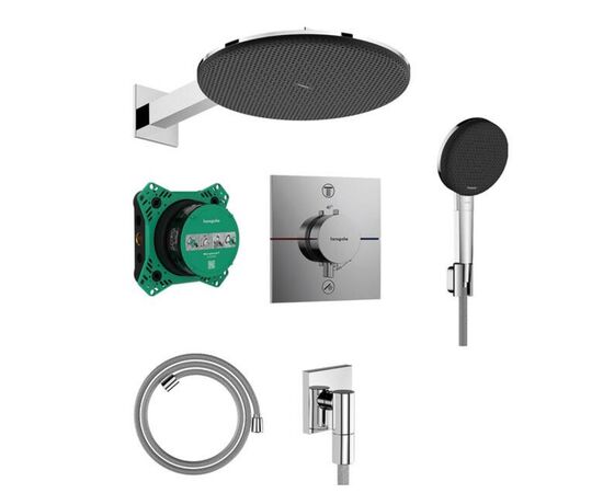 Встраиваемая душевая система hansgrohe raindance alive s 24630000 design showerset 300 1jet в Актау фото № 1