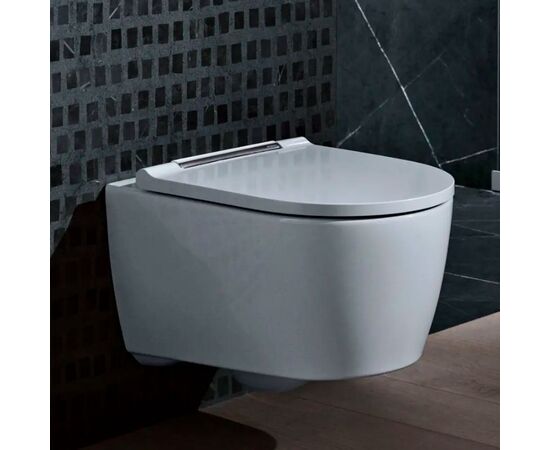 Подвесной унитаз geberit one 500.202.01.1 с крышкой-сиденьем микролифт в Актау фото № 3