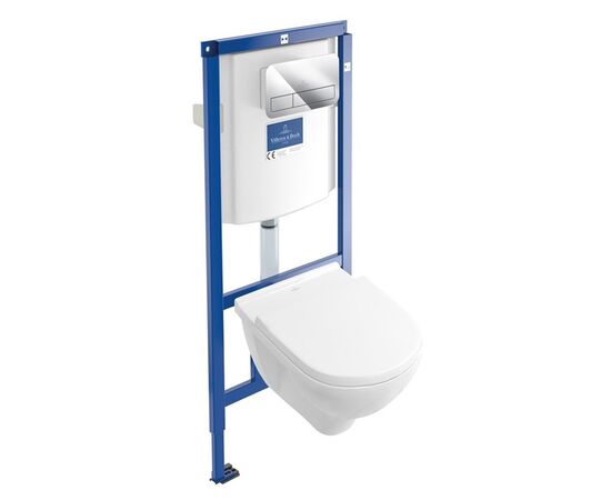 унитаз подвесной villeroy boch o. novo 5660d201 безободковый в Актау фото № 1
