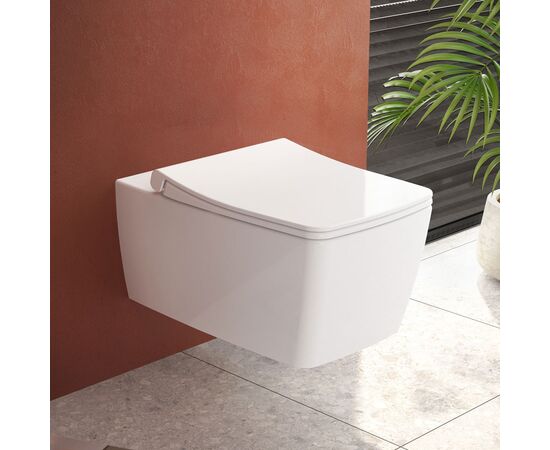унитаз подвесной vitra metropole 7672b003-0075 безободковый белый в Актау фото № 2