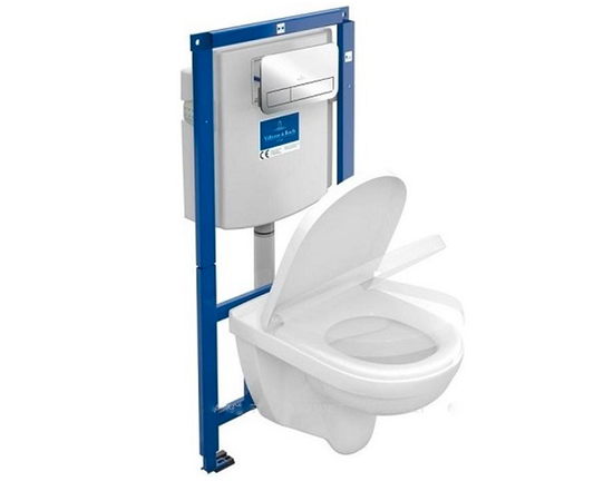 унитаз подвесной villeroy boch o. novo 5660d201 безободковый в Актау фото № 2