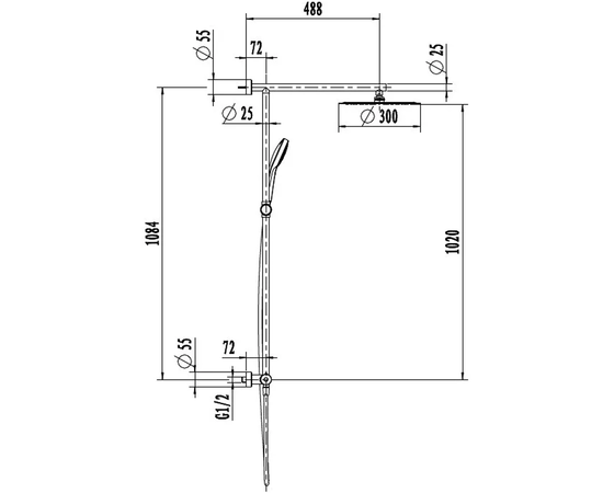 Душевая система villeroy boch embrace plus tvs1083000161 300 в Актау фото № 3