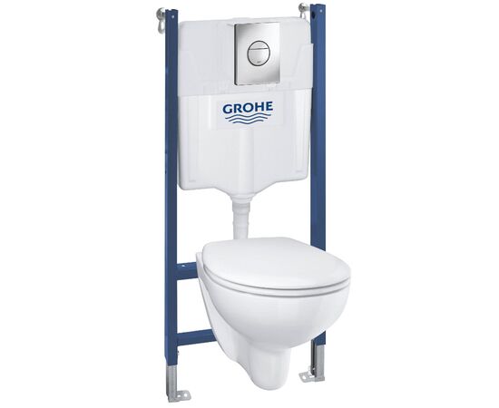 Комплект grohe bauceramic compact 39415000 с инсталляцией solido в Актау фото № 1