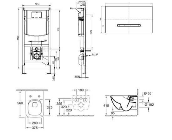 Комплект 4в1 villeroy&boch venticello 4611rlr1 92216168 в Актау фото № 2