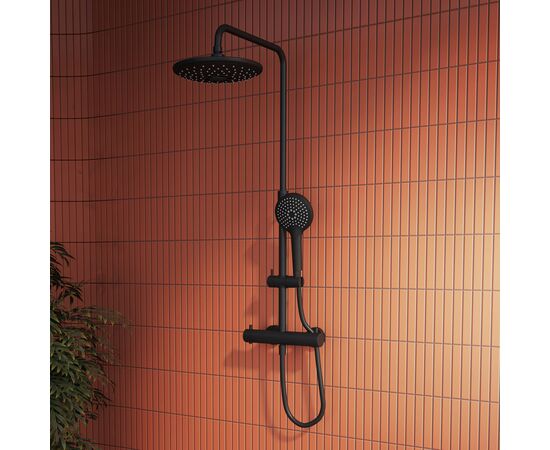 Душевая система vitra aquaheat bliss a4720536175 черная матовая в Актау фото № 2