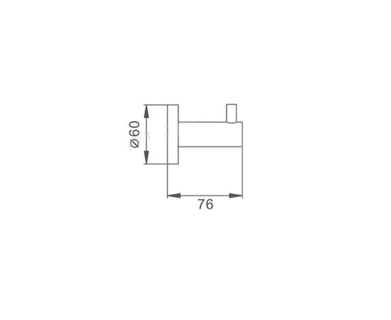 Крючок fpap f30205 черный в Актау фото № 3