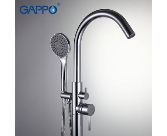 Напольный смеситель gappo g3098 хром в Актау фото № 2