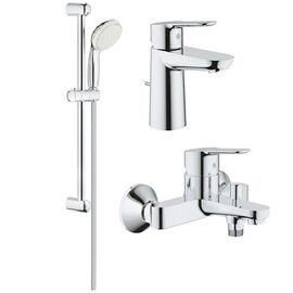 Набор смесителей 3в1 grohe bauedge 118389 для ванной комнаты в Актобе фото № 1