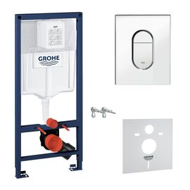 Инсталляция grohe rapid sl 38929000 4в1 для унитаза с кнопкой arena cosmo в Актобе фото № 1