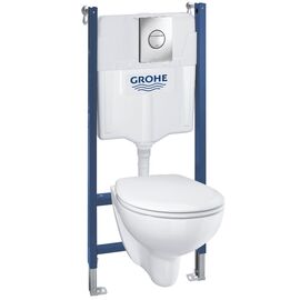 Комплект grohe bauceramic compact 39415000 с инсталляцией solido в Актобе фото № 1