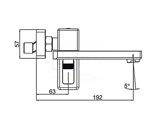 смеситель для ванны gappo g3217-6 черный в Актобе фото № 3