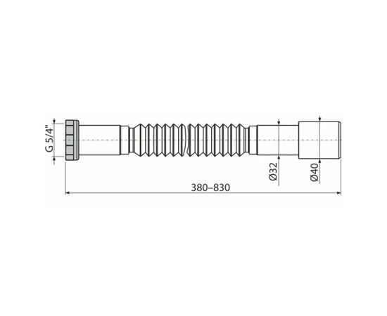 Гофра для раковины alcaplast a760 840мм в Актобе фото № 2