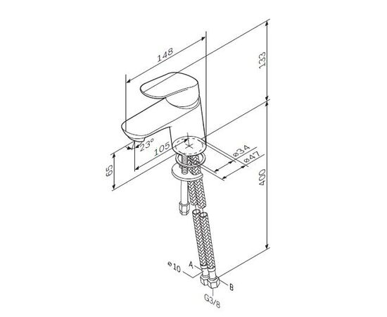 смеситель для раковины am.pm like f8002116 в Актобе фото № 4