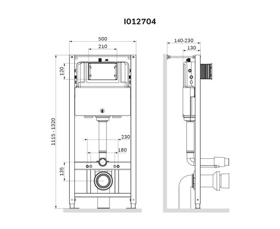 Инсталляция для унитаза am.pm pro i012704 в Актобе фото № 3