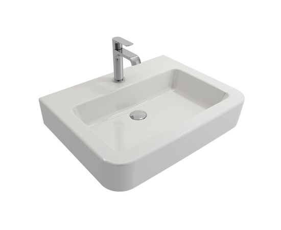 раковина подвесная bocchi scala pro 1123-001-0126 квадратная 65x50 см в Актобе фото № 1