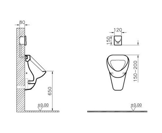 смыв для писсуара сенсорный vitra 310-2111 220 в матовый хром в Актобе фото № 2